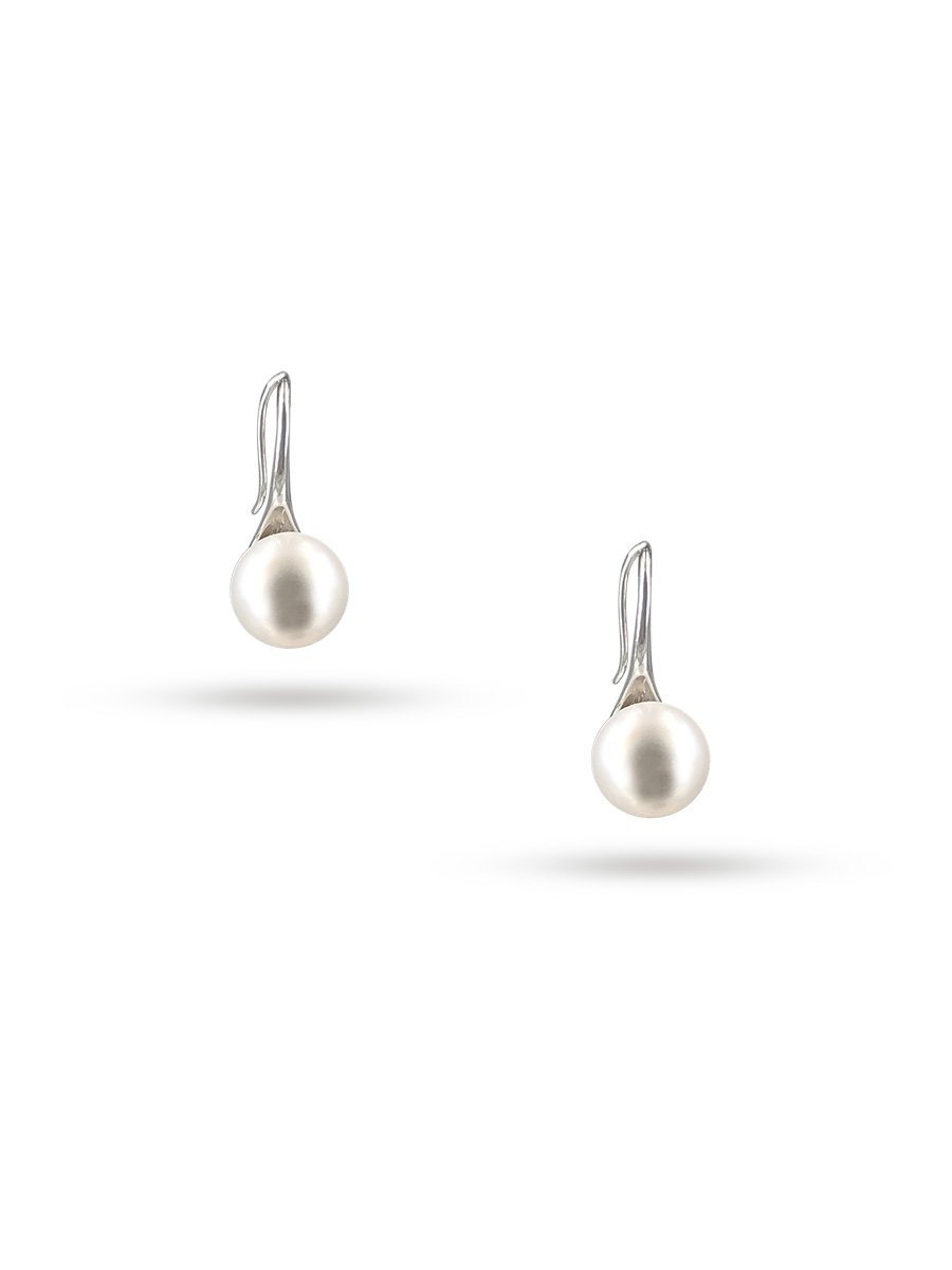 TARA ISLAND COLLECTION Swan Reverie 925 Sterling Silver Pearl Earrings - White 3