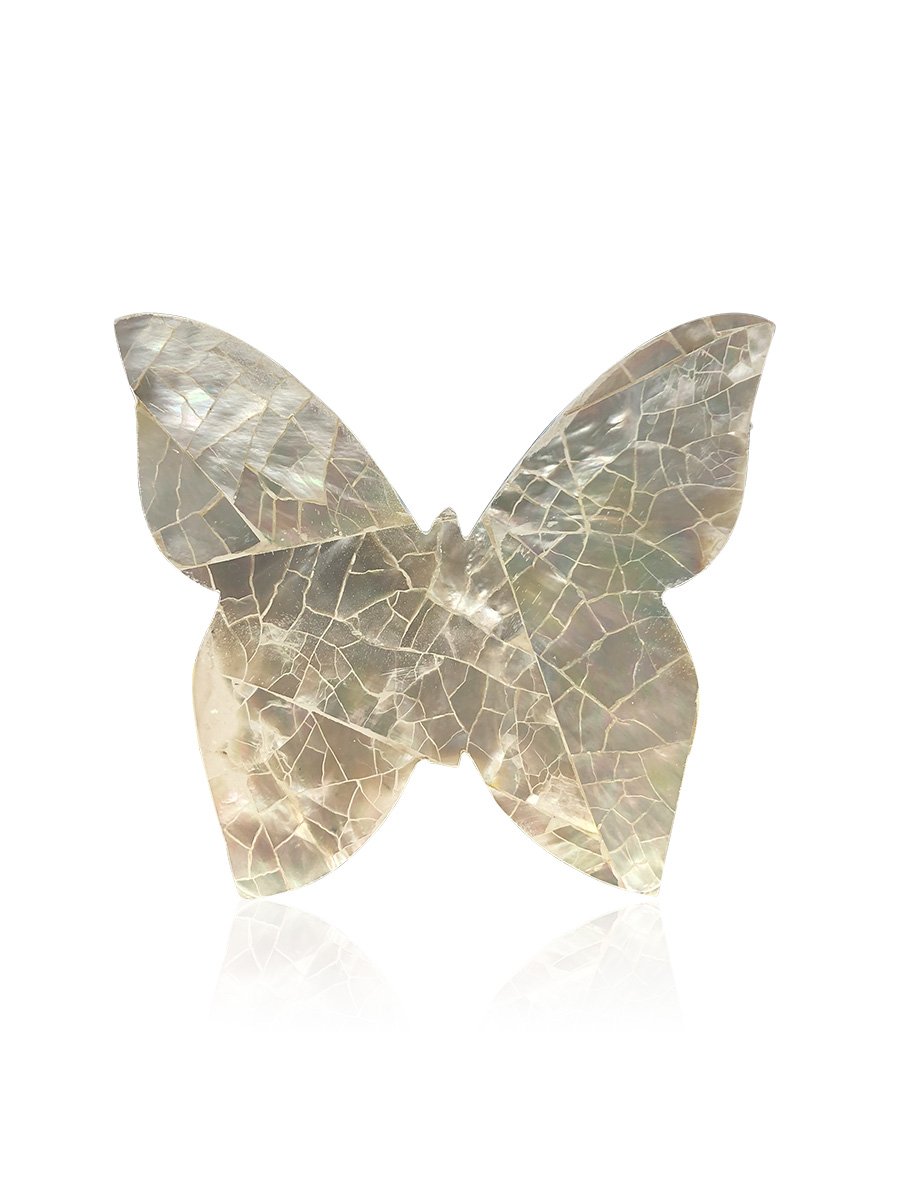 "Bejeweled Butterfly" Mother-of-Pearl Greeting Tablet - Avani Jewelry