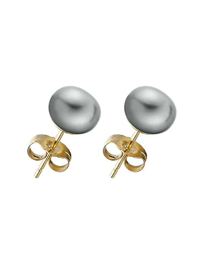 BORA BORA COLLECTION Pearl Stud Earrings on 14K Yellow Gold Filled Posts - Avani Jewelry