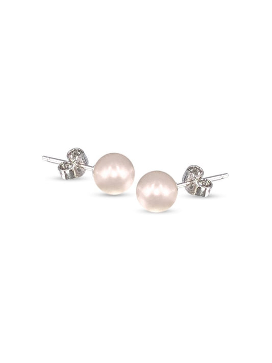 BUA BAY COLLECTION 7mm Pearl Stud Earrings - Avani Jewelry