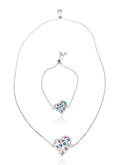 BUA BAY COLLECTION Soulmates Necklace & Bracelet Set - Avani Jewelry