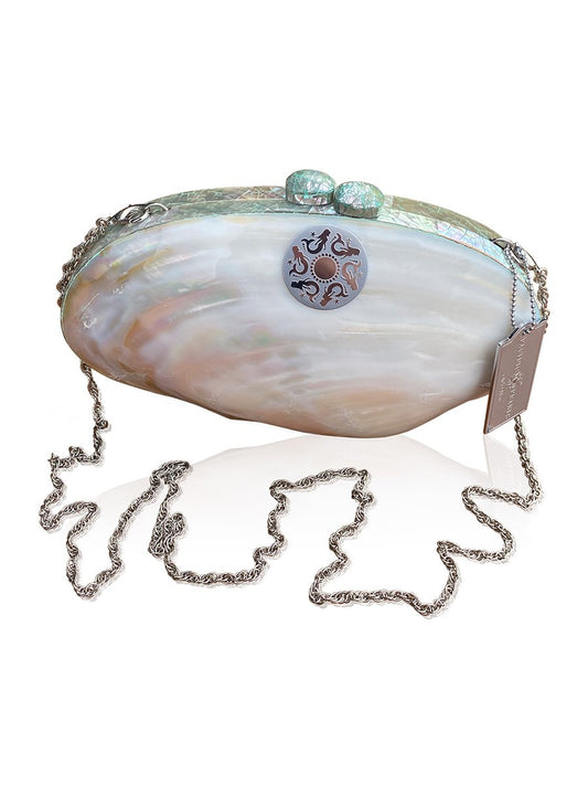 Dover Minaudière Mother-of-Pearl Handbag - Avani Jewelry