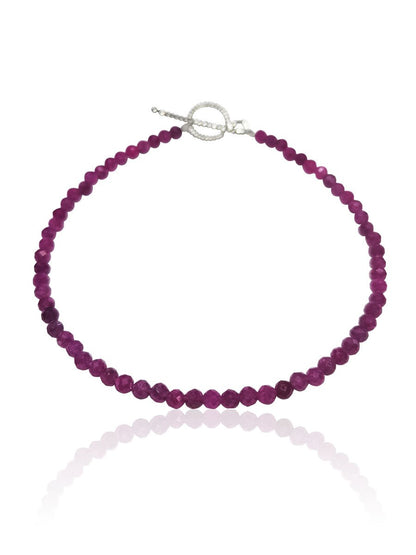 Everleigh 12 Carat Natural Ruby Bracelet - Avani Jewelry