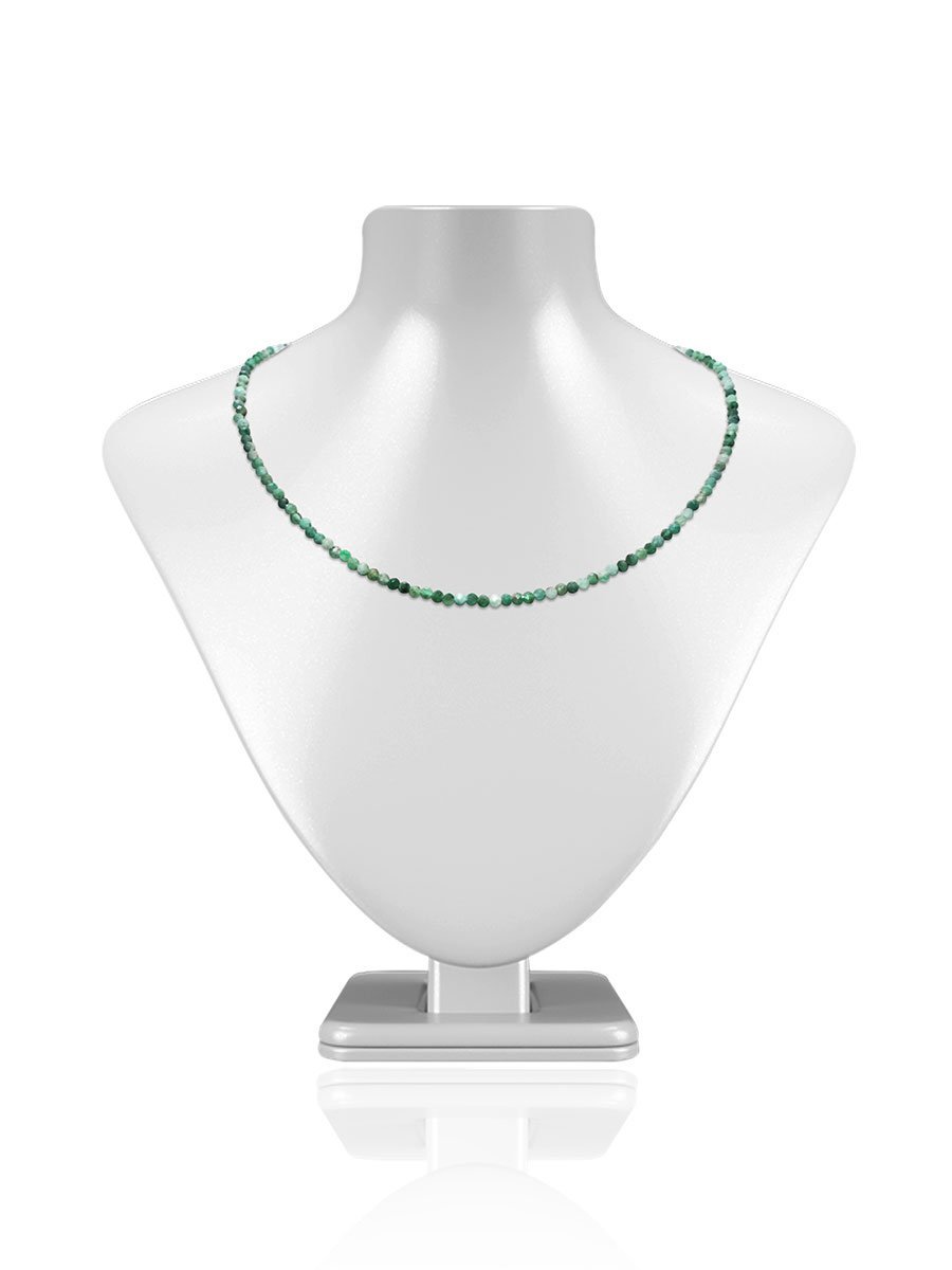Everleigh 26.5 Carat Natural Emerald 18 Inch Necklace - Avani Jewelry