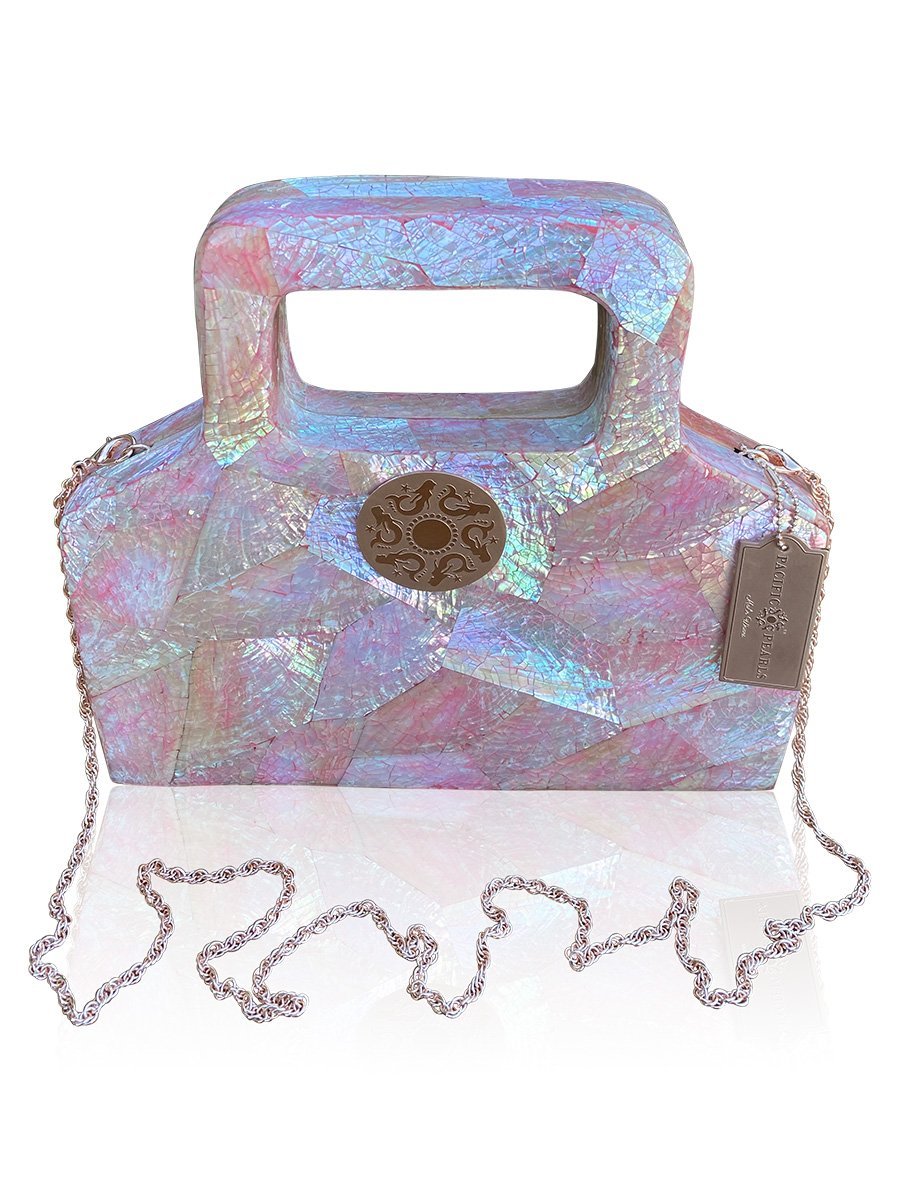 Genesis Aviva Minaudière Mother-of-Pearl Handbag - Avani Jewelry