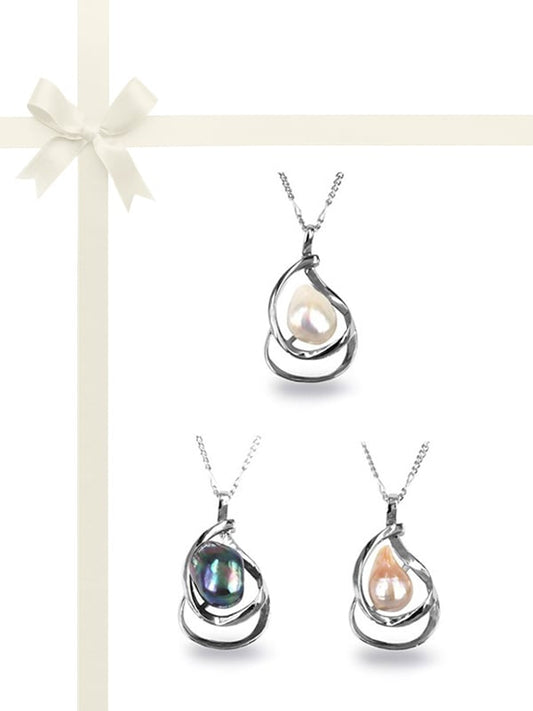 KIRIBATI COLLECTION Baroque Pearl Pendant Gift Set - Avani Jewelry