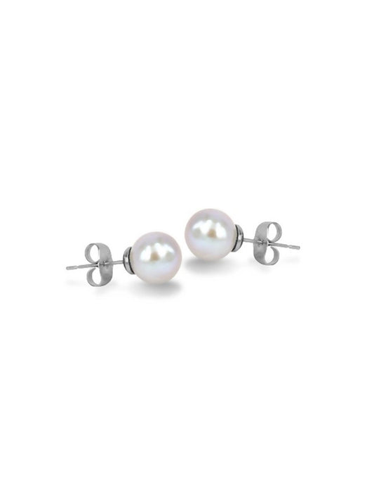 MARIA-THERESA REEF COLLECTION 9mm Pearl Stud Earrings - Avani Jewelry