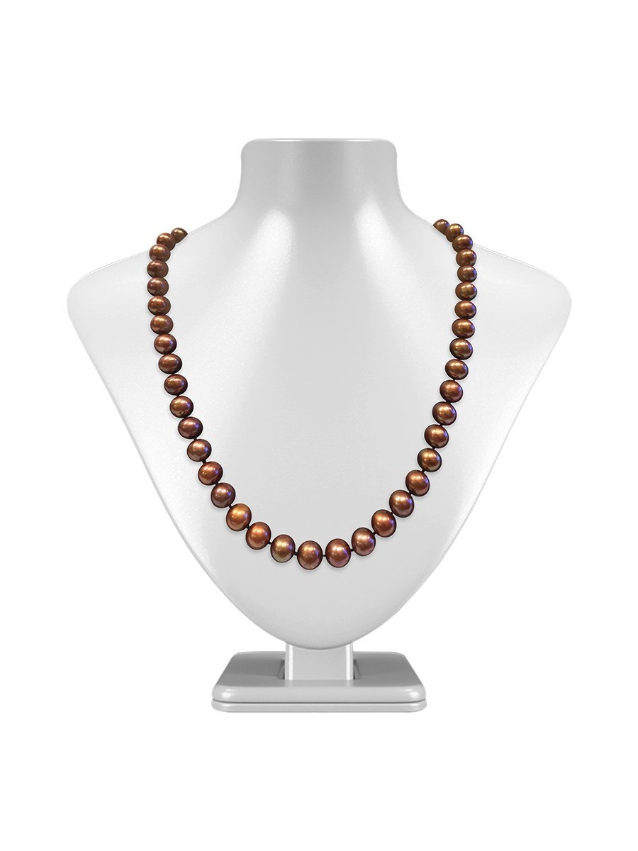MARIA-THERESA REEF COLLECTION Limited Edition 9-10mm Chocolate Pearl Necklace - Avani Jewelry