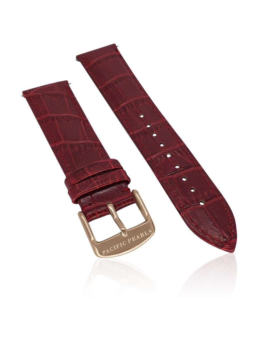 Ortelius Interchangeable Crocodile Leather Strap - Avani Jewelry
