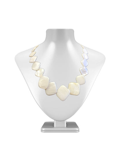 OYSTER BAY COLLECTION Square Mother-of-Pearl Necklace - Avani Jewelry