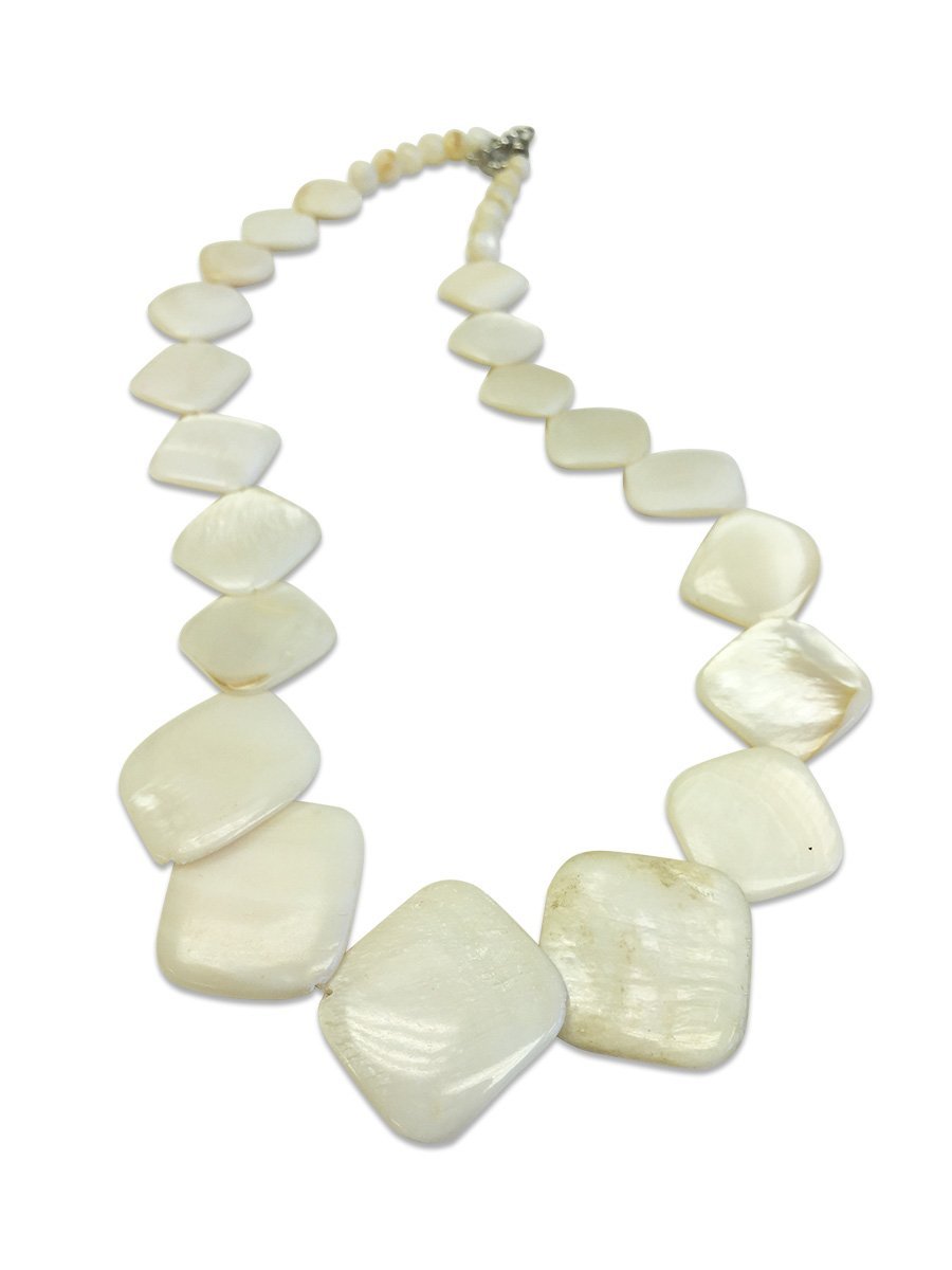 Natural Mother of Pearl Moon Shell Beads — Abbey Road Collection