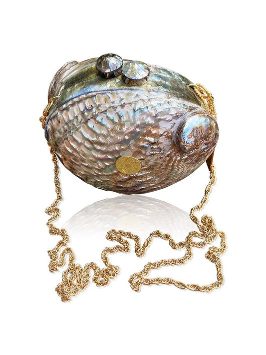 Perlemoen Minaudière Mother-of-Pearl Handbag - Avani Jewelry
