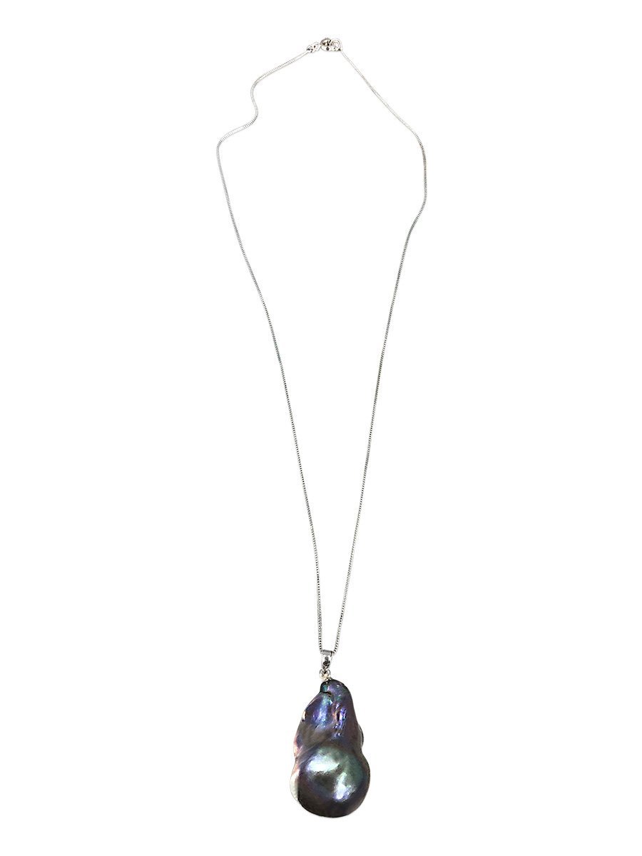 POLYNESIA COLLECTION 20mm Black Giant Baroque Pearl Pendant - Avani Jewelry