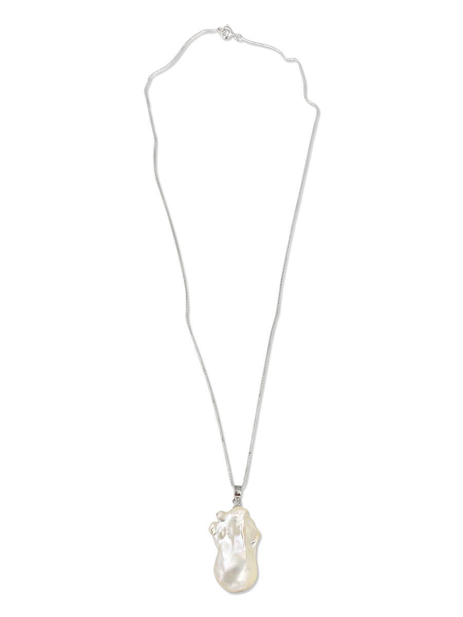 POLYNESIA COLLECTION 20mm White Giant Baroque Pearl Pendant - Avani Jewelry