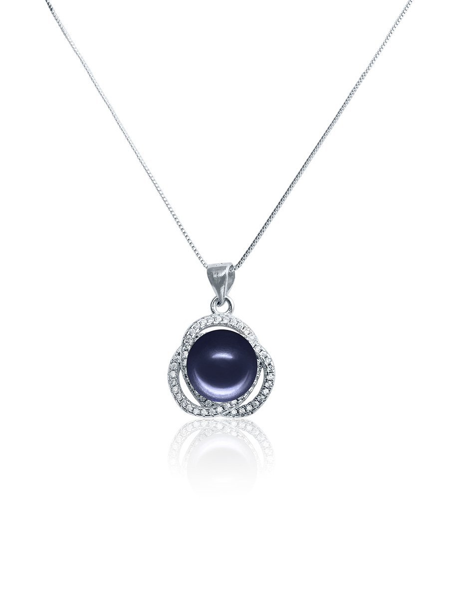 ROSE ATOLL COLLECTION Harmony Diamond Encrusted Pearl Pendant - Avani Jewelry