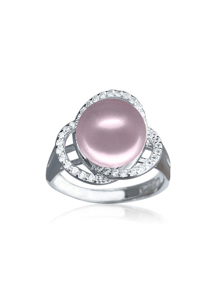 ROSE ATOLL COLLECTION Harmony Diamond Encrusted Pearl Ring - Avani Jewelry