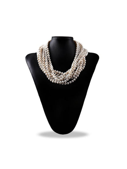 SOCIETY ISLANDS COLLECTION French Vanilla 600 Pearl Necklace - Avani Jewelry
