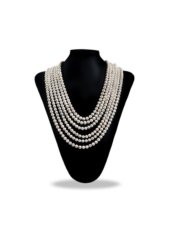SOCIETY ISLANDS COLLECTION French Vanilla 600 Pearl Necklace - Avani Jewelry