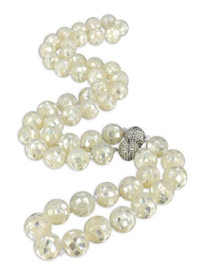SOUTH SEA COLLECTION 10mm South Sea Mother-of-Pearl Necklace & Bracelet Set - Avani Jewelry