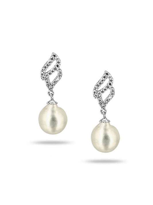 SOUTH SEA COLLECTION Candlelight South Sea Baroque Pearl Earrings - Avani Jewelry