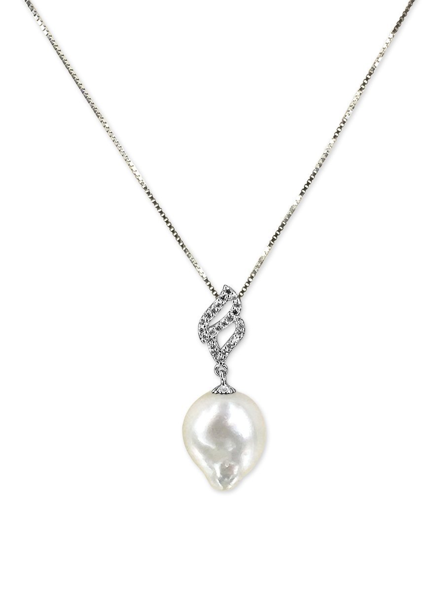 SOUTH SEA COLLECTION Candlelight South Sea Baroque Pearl Pendant - Avani Jewelry