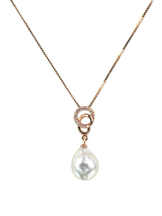 SOUTH SEA COLLECTION Northern Lights South Sea Baroque Pearl Pendant - Avani Jewelry