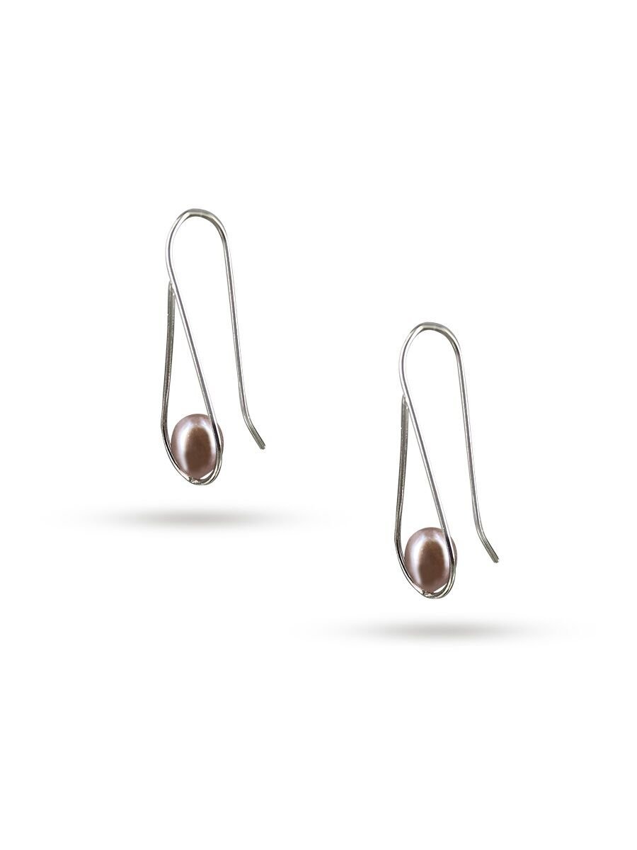 SULU SEA COLLECTION Swing Time 925 Sterling Silver Pearl Earrings - Avani Jewelry