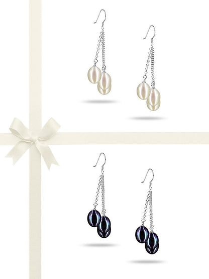 SULU SEA COLLECTION Triple Drop Pearl Earring Gift Set - Avani Jewelry
