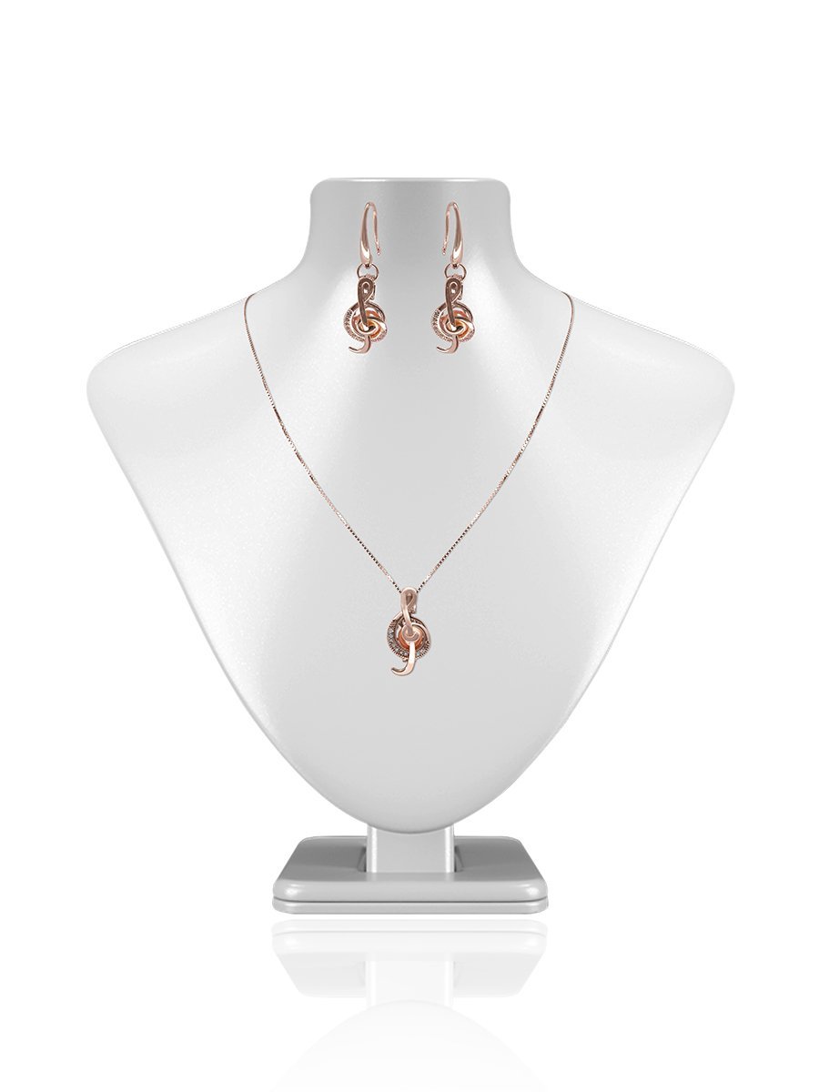 TARA ISLAND COLLECTION Rhapsody Pearl Locket Pendant & Earrings - Avani Jewelry