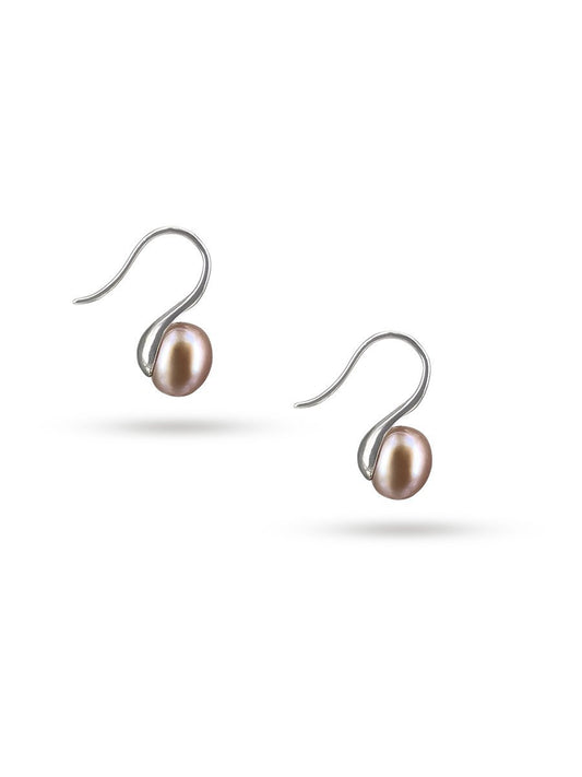 TARA ISLAND COLLECTION Swan Reverie 925 Sterling Silver Pearl Earrings - Blush 1
