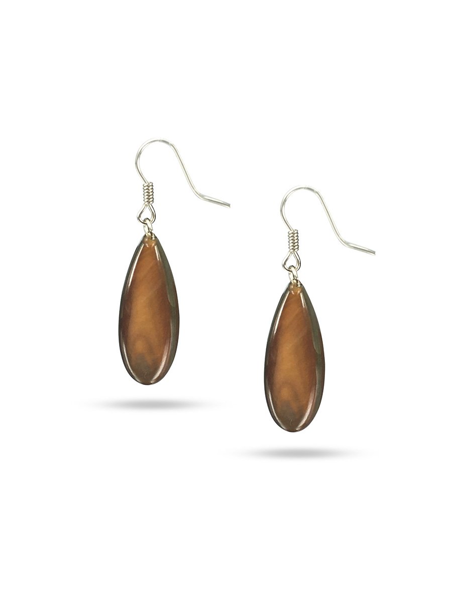 TREASURE ISLAND COLLECTION Dewdrop Mother-of-Pearl Earrings - 8