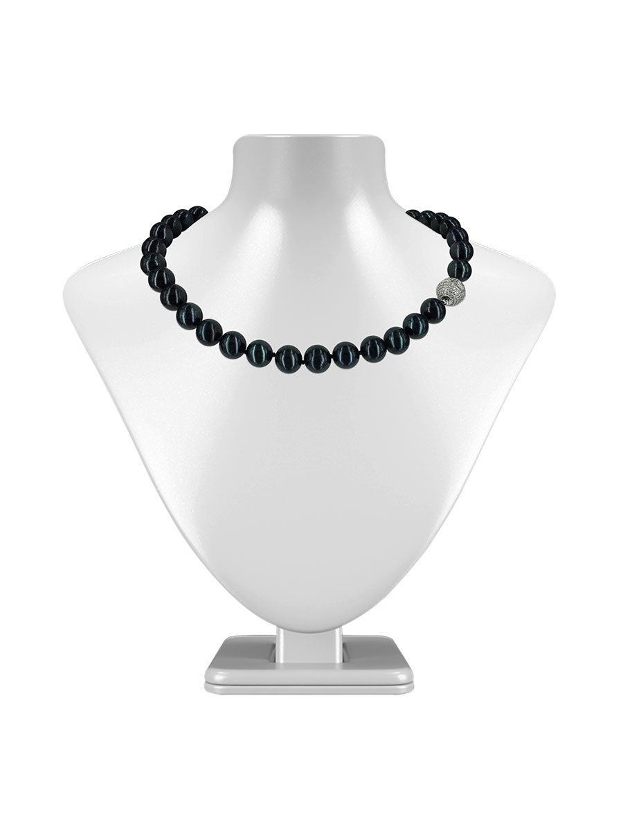 VANUATU COLLECTION 11-12mm Pearl Necklace - Tango After Dark - Avani Jewelry