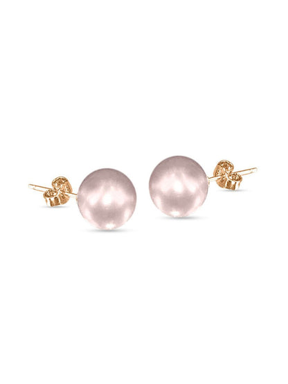 VANUATU COLLECTION 11mm Pearl Stud Earrings - Blush - Avani Jewelry