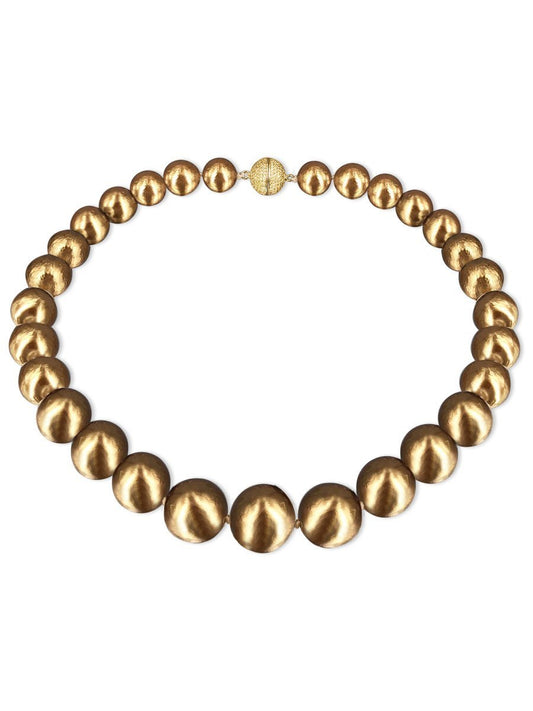 VANUATU COLLECTION Mystique 13-15mm Metallic Edison Pearl Necklace - Avani Jewelry