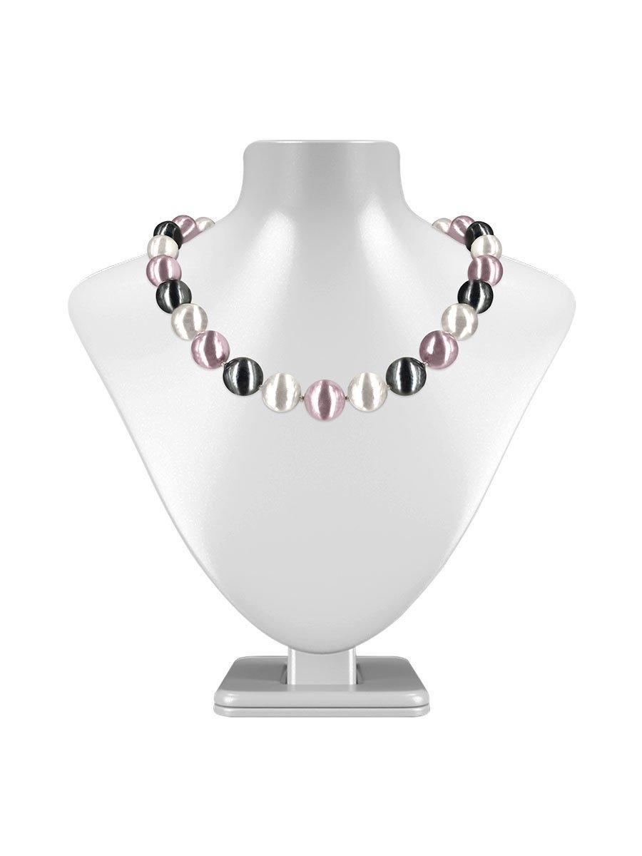 VANUATU COLLECTION Riviera 13-15mm Metallic Edison Pearl Necklace - Avani Jewelry