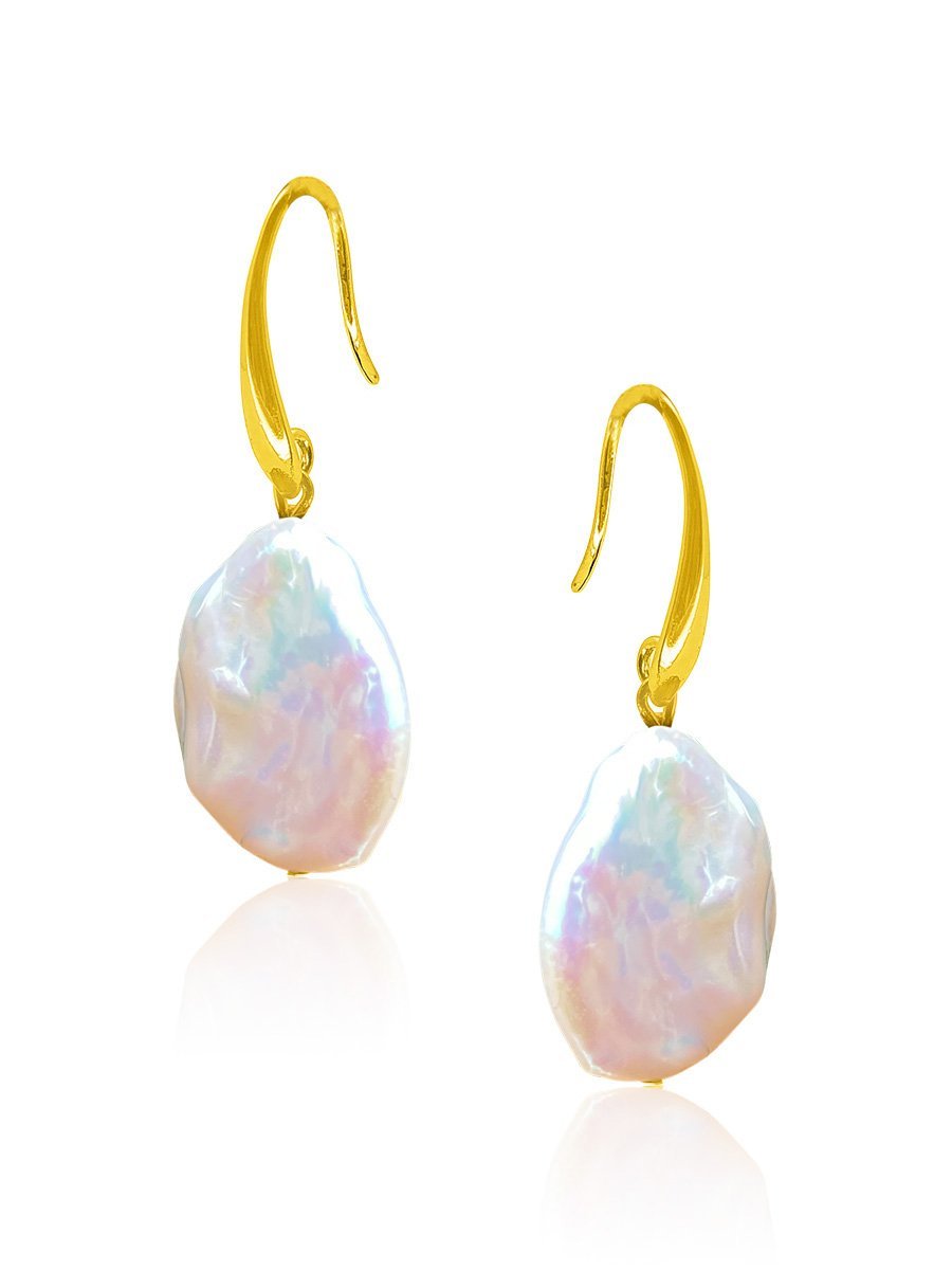WANDERLUST COLLECTION Dewdrop Pearl Earrings - Avani Jewelry