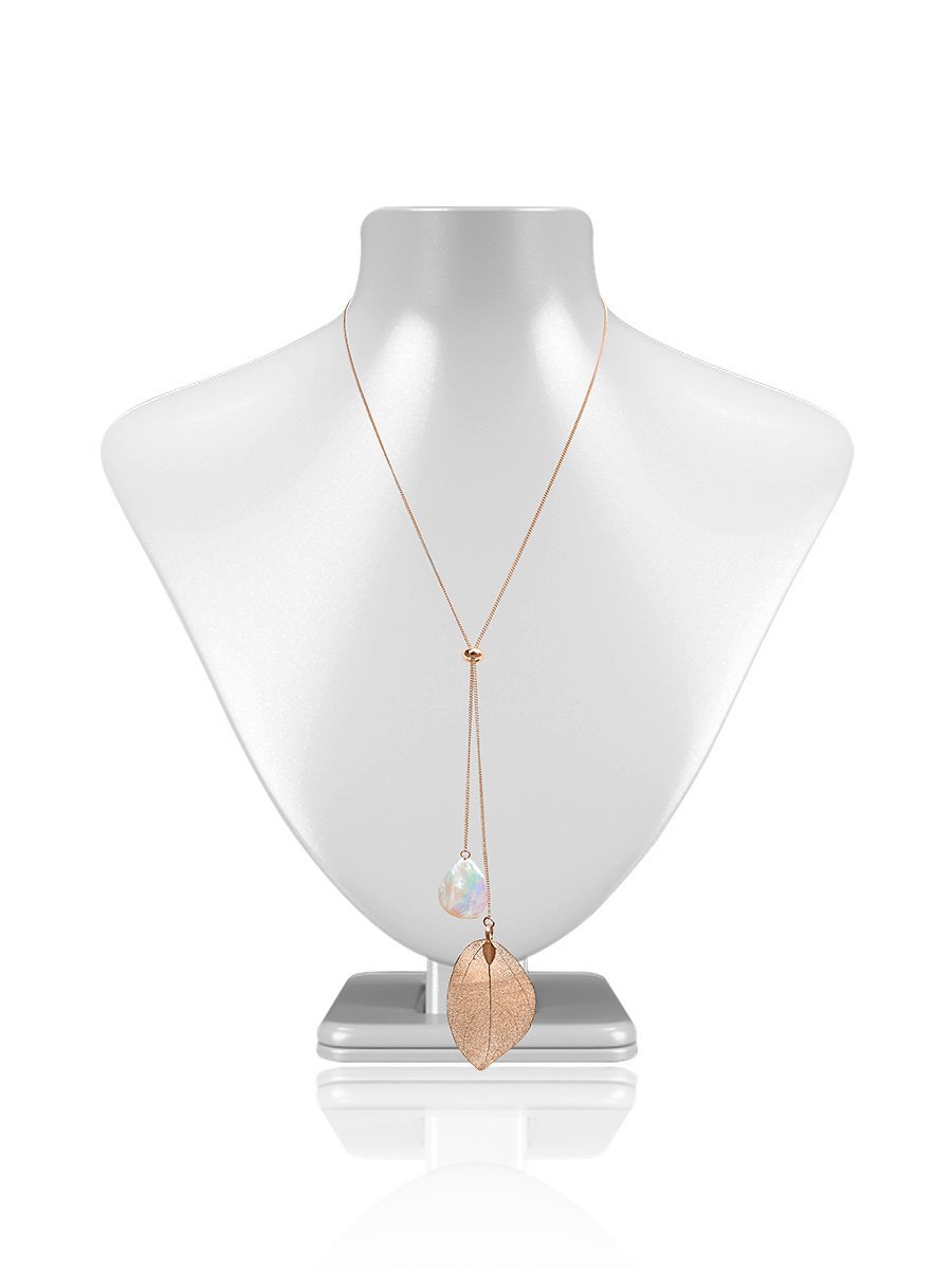 WANDERLUST COLLECTION Dewdrop Pearl Necklace - Avani Jewelry